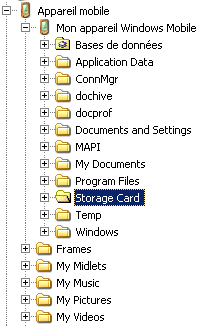 L'emplacement où je copie le fichier cab L'emplacement où je copie le fichier cab
