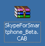 Le fichier .CAB de Skype pour Smartphone Le fichier .CAB de Skype pour Smartphone