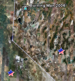 étoiles sur la carte Google Earth étoiles sur la carte Google Earth